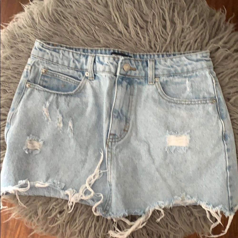 Denim Mini Skirt